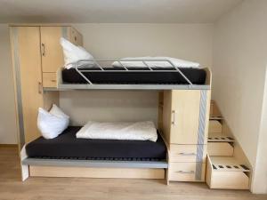 Voodi või voodid majutusasutuse Haus zum Glück toas