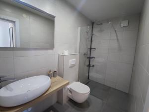 Koupelna v ubytování Apartments Ivančić