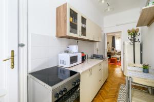 A kitchen or kitchenette at Margaret Apartment by the Danube