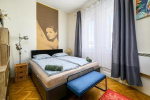 Posteľ alebo postele v izbe v ubytovaní Margaret Apartment by the Danube