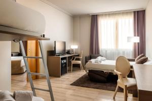 מיטה או מיטות בחדר ב-Hotel SB Ciutat Tarragona