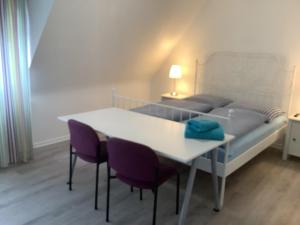 Postel nebo postele na pokoji v ubytování Ferienwohnung Rolf Spindelndreher