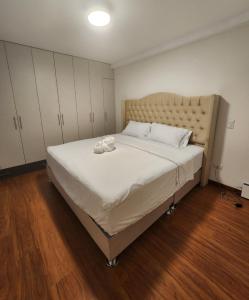 Postel nebo postele na pokoji v ubytování DUPLEX R&M