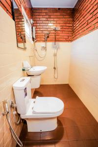 Phòng tắm tại River Inn - Fort