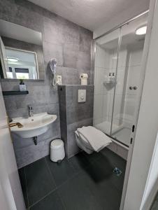 Koupelna v ubytování Hotel Tempelhof - City-Messe-Arena