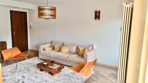 Posezení v ubytování VistaLago Loft