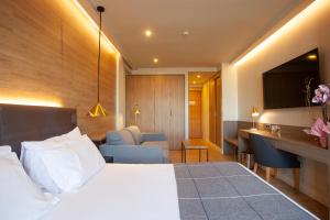 Posteľ alebo postele v izbe v ubytovaní Espahotel Plaza de España