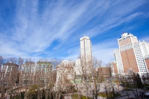 Výhľad na mesto Madrid alebo výhľad na mesto priamo z hotela