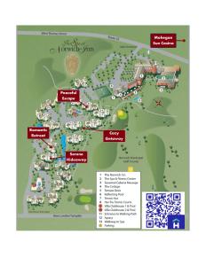 a map of lympstone manor resort and spa at Villa Signor in Norwich