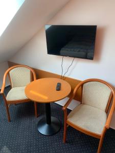 Sjónvarps- og/eða afþreyingartæki á Hotel Rabbit