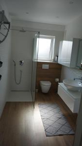 Koupelna v ubytování Apartments Jozef