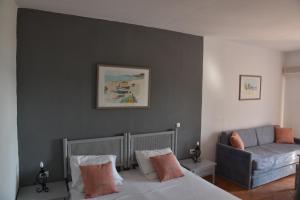 Krevet ili kreveti u jedinici u okviru objekta Boutique Hotel Tilos Mare
