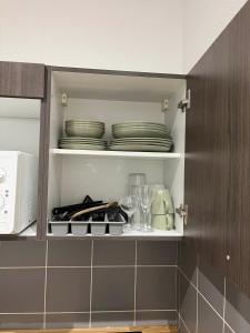 Kuchyňa alebo kuchynka v ubytovaní Studio Lyon 6e proche metro et parc