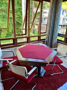 Uma varanda ou terraço em Recanto Verde Praia Hotel Juquehy
