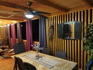 TV a/nebo společenská místnost v ubytování Mobile home Linico