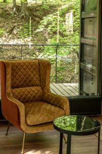 Posezení v ubytování Kiketi Farm Hotels