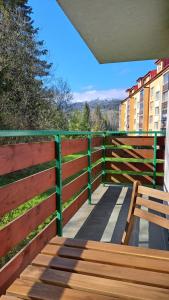 Balkón alebo terasa v ubytovaní Apartmán Pálenica II