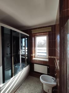 Łazienka w obiekcie Motel DRABEK
