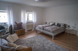 Postel nebo postele na pokoji v ubytování Ferienwohnung Backes