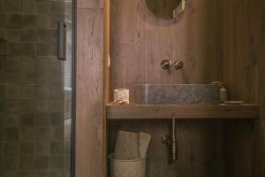 Koupelna v ubytování Albergo La Pietra