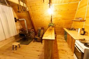 مطبخ أو مطبخ صغير في A-frame mestia