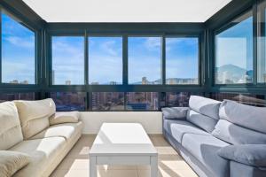 Posezení v ubytování Gemelos 26 Resort Apartment 16-A Levante Beach