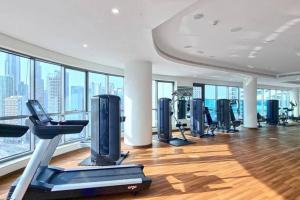 Fitness centrum a/nebo fitness zařízení v ubytování Canal View l Stylish & Spacious