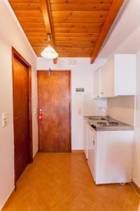 Kuchyň nebo kuchyňský kout v ubytování Hotel Thetis