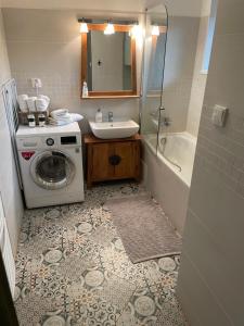 Kúpeľňa v ubytovaní Apartmán U Kapličky