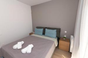 Posteľ alebo postele v izbe v ubytovaní Modern apartment close to Athens city center (Form_F2)