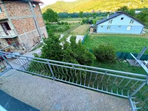 a view from the balcony of a house at Experience Gorazde the local way in Goražde