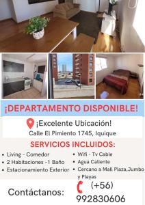 Fotografie z fotogalerie ubytování departamentos Iquique cercano al Mall Plaza v destinaci Iquique