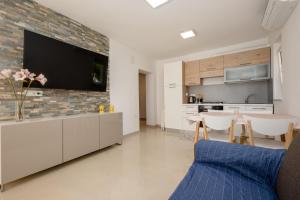 TV a/nebo společenská místnost v ubytování Apartments Gael