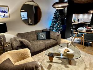 Posedenie v ubytovaní Chalet Cristal - Magnifique Appartement à 5mn du centre de La Clusaz + 2 fotografie