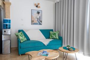 Posezení v ubytování En bord de plage Baie Nettlé, appart 4 couchages tout rénové