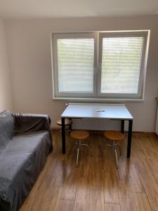 Posezení v ubytování Apartmány Bolevec Plzeň pro rodiny s dětmi a zvířátky