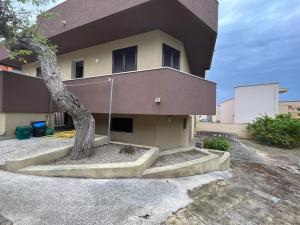 a building with a tree in front of it at Casa A&G in Marsala