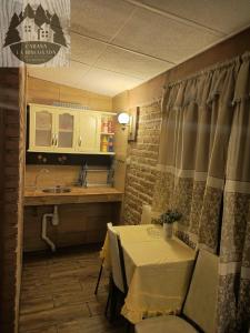 Koupelna v ubytování Cabaña La Rinconada Cayara