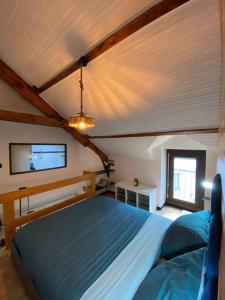 Postel nebo postele na pokoji v ubytování Petit duplex cocooning
