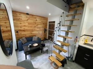 Posezení v ubytování Petit duplex cocooning