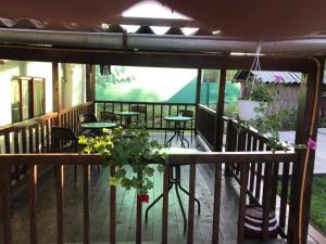 En balkong eller terrasse på Casa din Bugeac