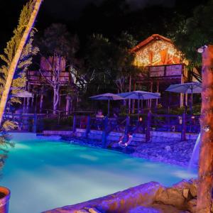 Bazén v ubytování Glamping Mirador Santa Fe-Sopetran nebo v jeho okolí