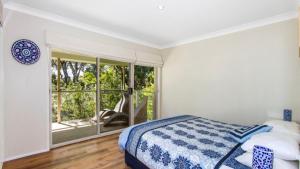 Postel nebo postele na pokoji v ubytování Beach Point - Wifi, Pet Friendly & Airconditioned