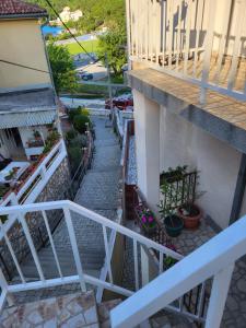 Balkón nebo terasa v ubytování Apartman Franka