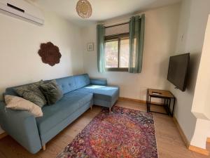 Televiisor ja/või meelelahutuskeskus majutusasutuses Connected Guest House