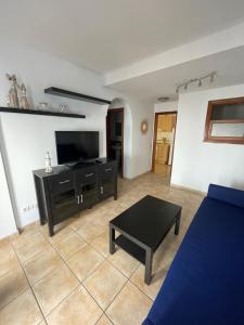 TV a/nebo společenská místnost v ubytování Apartamento Gaudia