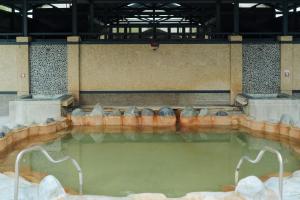 a large pool of water in a building at Chu Resort Hualien in Fenglin
