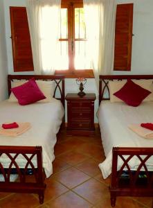 Posteľ alebo postele v izbe v ubytovaní Villa Gloria + 23 fotografií