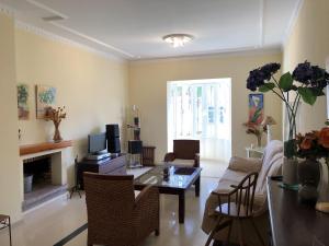 TV a/nebo společenská místnost v ubytování Chalet Violeta