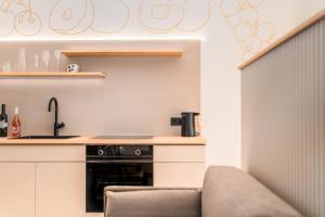 Una cocina o zona de cocina en Lind Fruchtreich